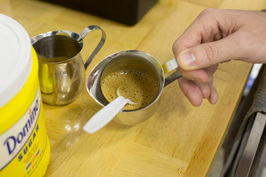 cuban coffee final mixture